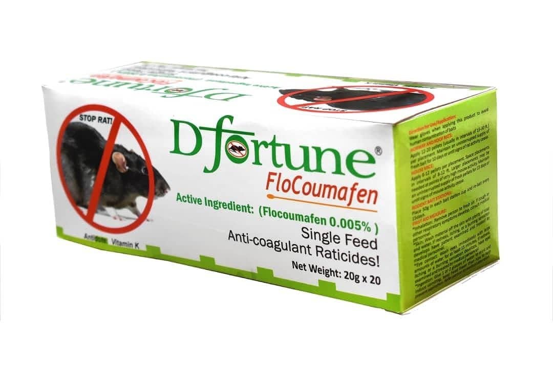 DFortune Flocoumafen Rodenticide 2og x 20